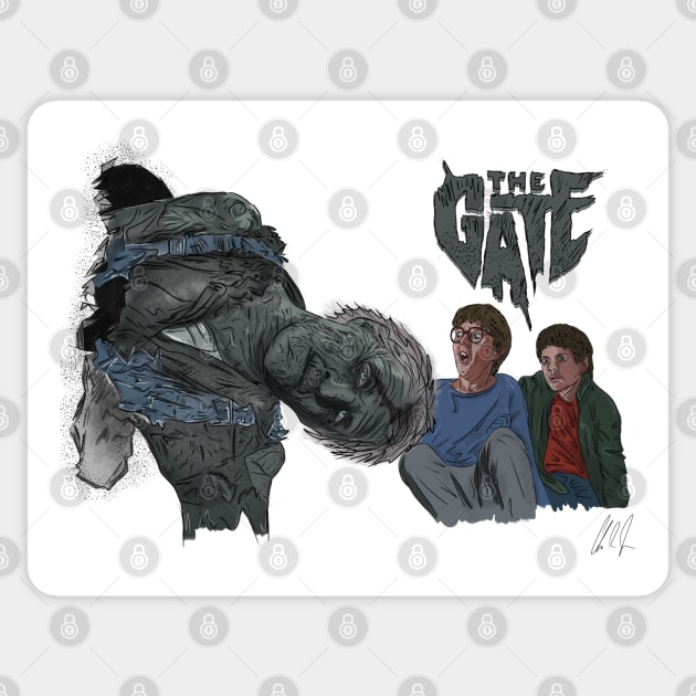 The Gate: Enter Workman Sticker by 51Deesigns